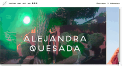 Desktop Screenshot of alejandraquesada.com