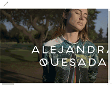 Tablet Screenshot of alejandraquesada.com